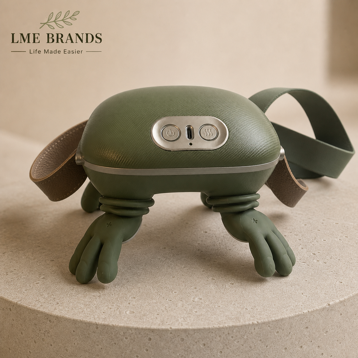 Turtle-Bot Wearable Neck & Shoulder Massager with Heat | LME Brands