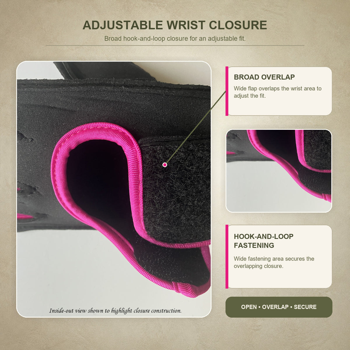 Fingerless Weightlifting Gloves – Cushioned with Raised Grip Dots & Adjustable Wrist Closure